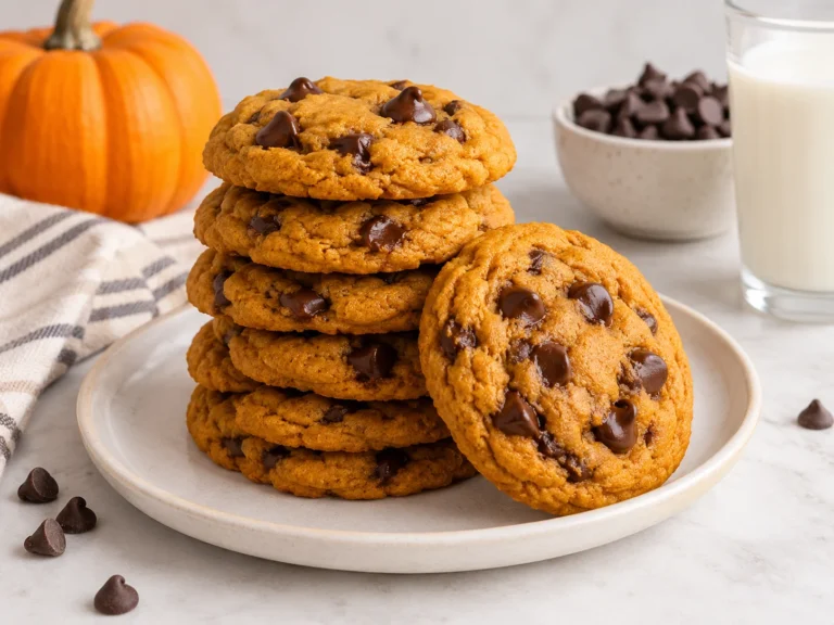 Pumpkin Chocolate Chip Cookies recipe