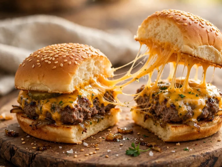 Cheeseburger sliders 1