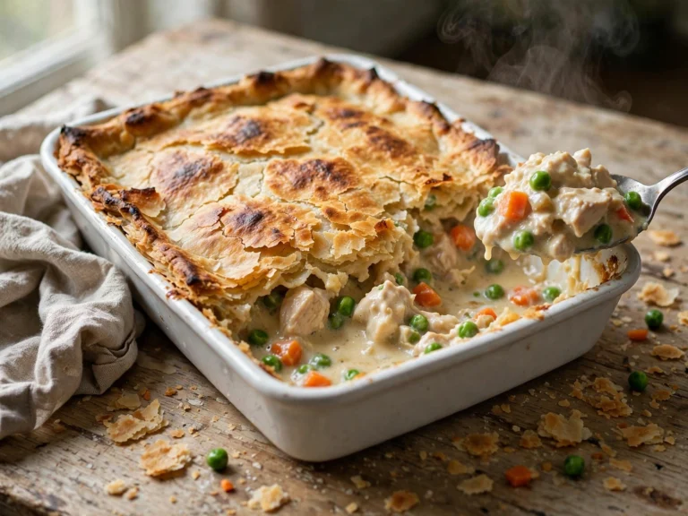 Chicken pot pie casserole